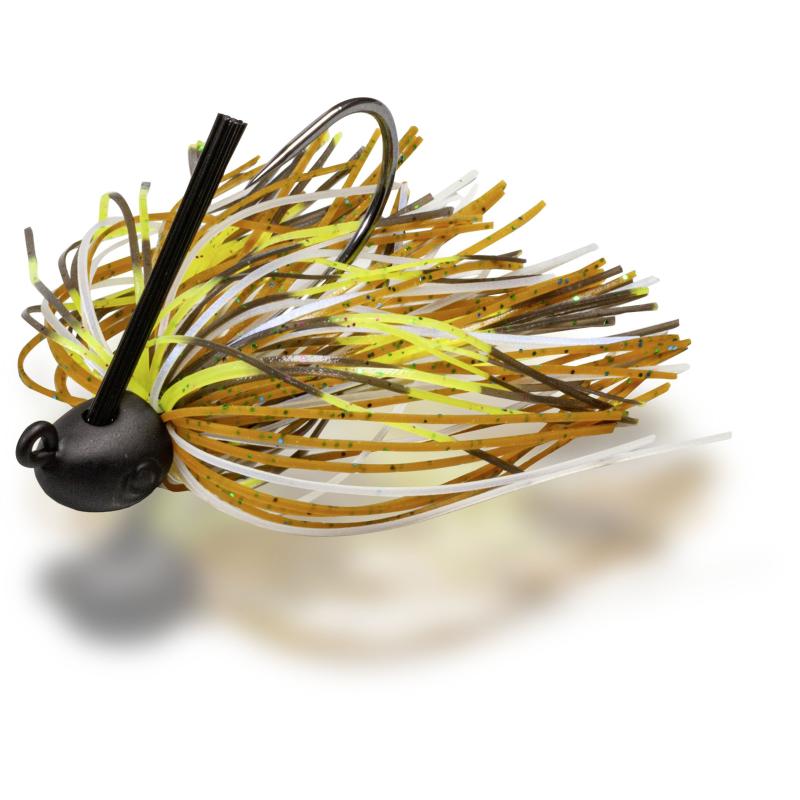 Quantum #4/0 4street Rubber Jig 14g green pumpkin