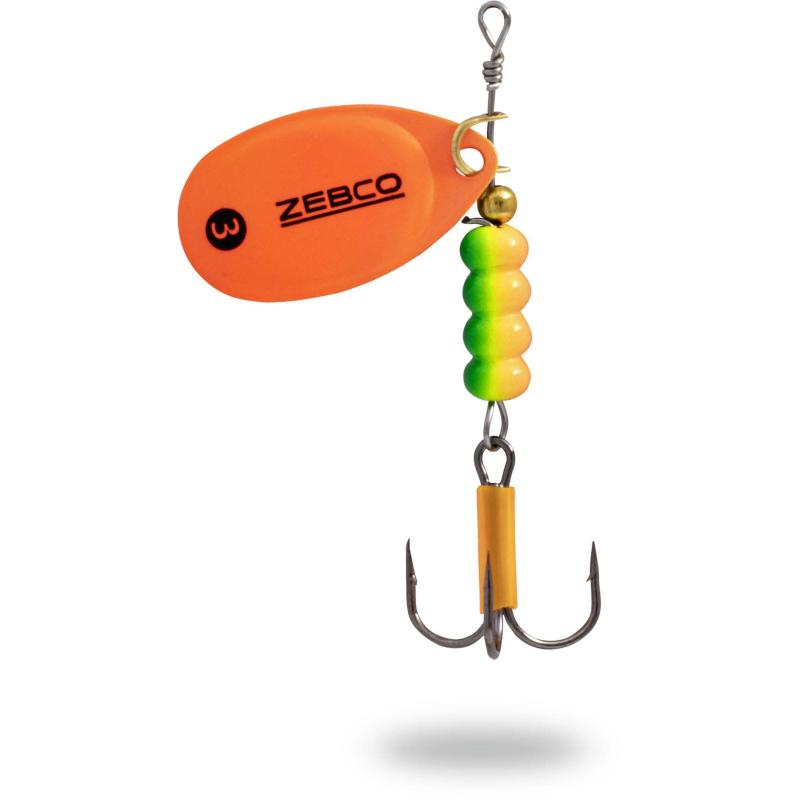 Produktbild Zebco 9g Trophy Z-Blade No. 4 silber/orange sinkend