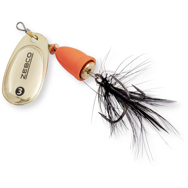 Zebco 4g Trophy Z-Vibe & Fly No. 1 orange body/gold/black fly sinkend