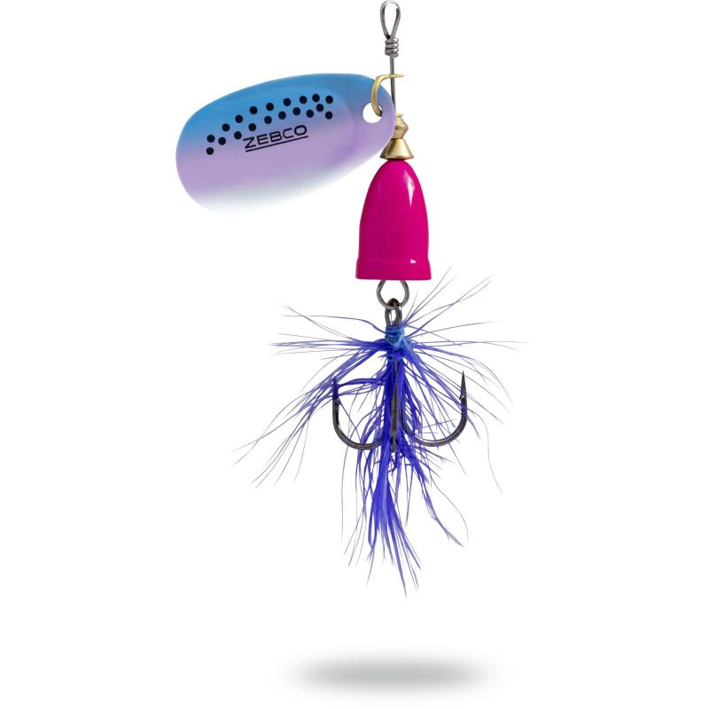 Produktbild Zebco 5g Trophy Z-Vibe Fly #2 pink body/silver rainbow/blue fly sinkend
