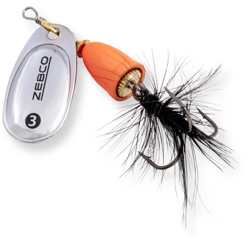 Zebco 8g Trophy Z-Vibe & Fly No. 3 orange body/silver/black fly sinkend