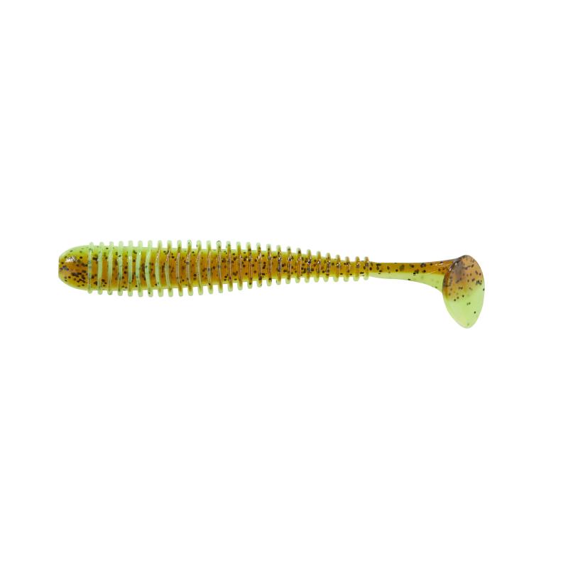 Produktbild Balzer Shirasu Street Worm Paddler mit Squidaroma 5cm Green Pumpkin