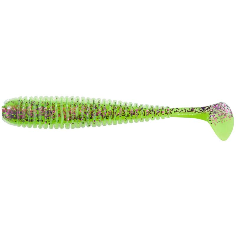Produktbild Balzer Shirasu Street Worm Paddler mit Squidaroma 7,5cm Purple Chartreuse