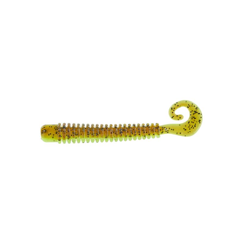 Balzer Shirasu Street Curly Paddler 6,5cm Green Pumpkin