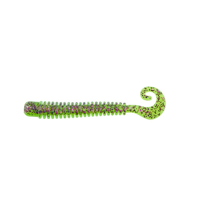 Balzer Shirasu Street Curly Paddler 6,5cm Purple Chartreuse