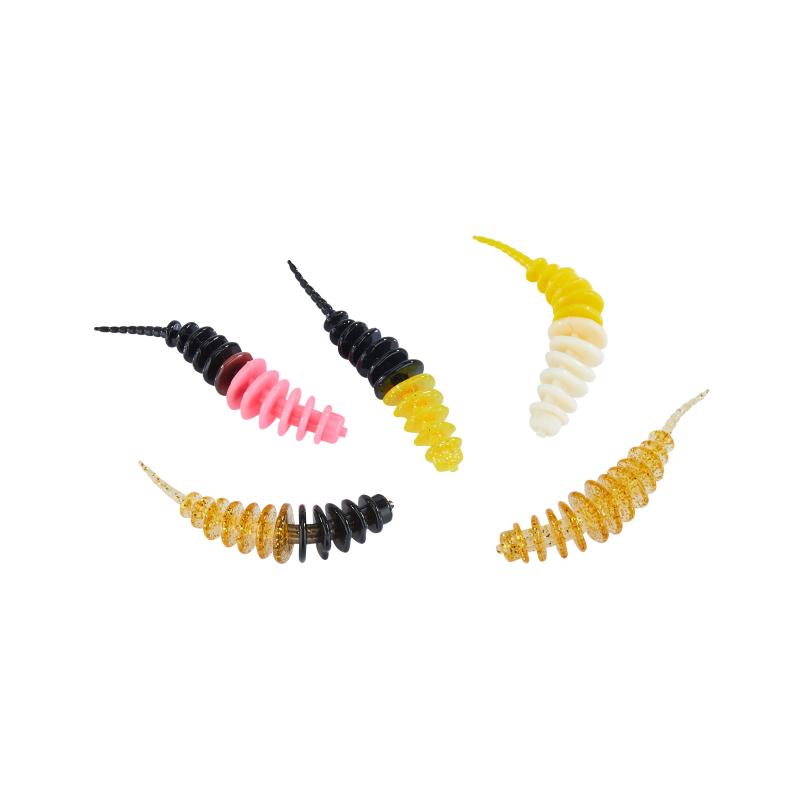 Balzer Trout Collector Forellenw&uuml;rmer Mix 1 Knoblauch 5cm