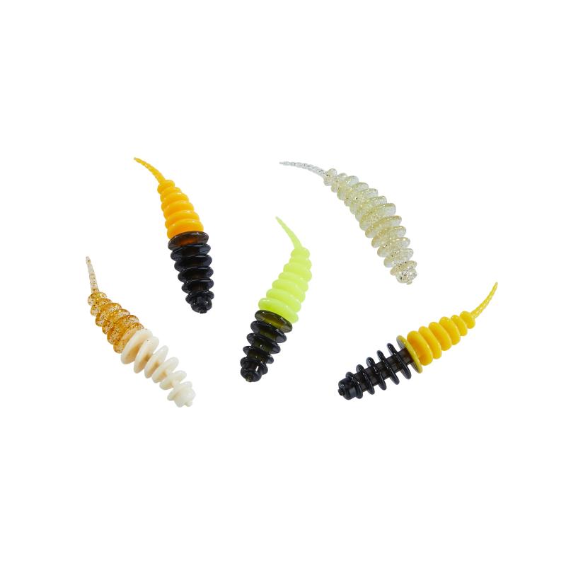 Produktbild Balzer Trout Collector Forellenw&uuml;rmer Mix 2 Knoblauch 7cm