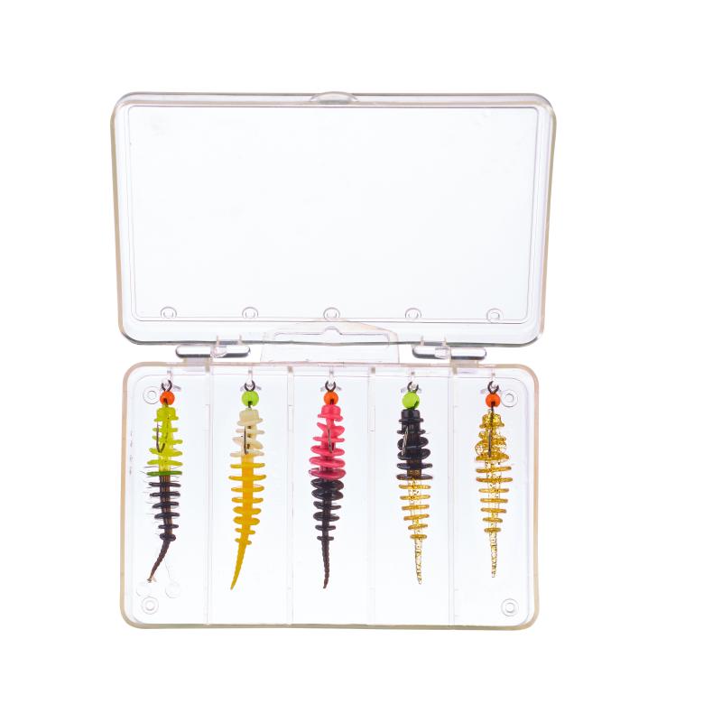 Balzer Trout Collector Sortiment mit Tungstenhaken Mix 1 Knoblauch 5cm