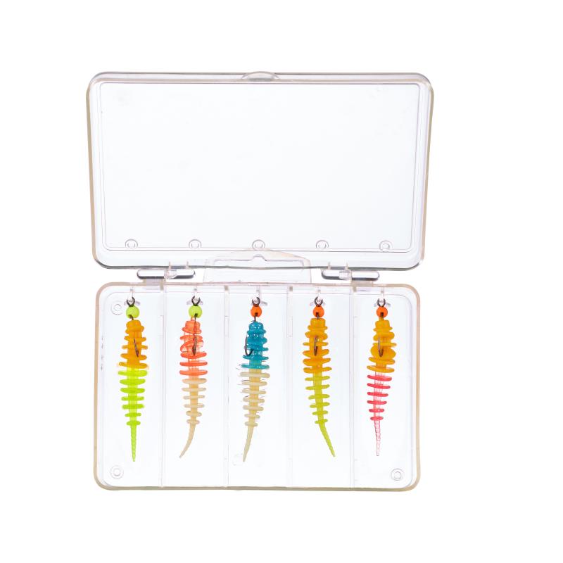 Balzer Trout Collector Sortiment mit Tungstenhaken Mix 4 Knoblauch 5cm