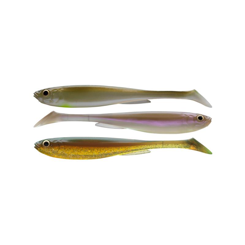 Daiwa Prorex Slim Shad Y Nature  Color Set 16cm, 3pcs.