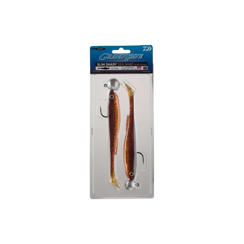 Daiwa GW Slim Shady Sea 13.5cm UR, 2pcs., Rigged, 2x 30g