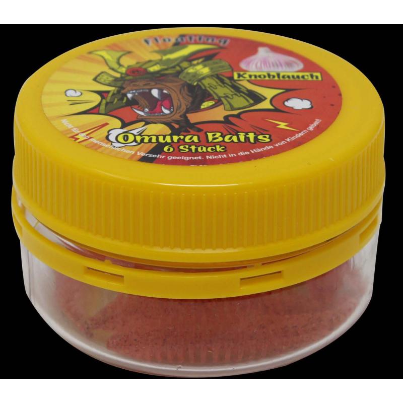 Omura Baits Omura Baits Hero Sparkle - Knoblauch 5,0cm glasklar rot