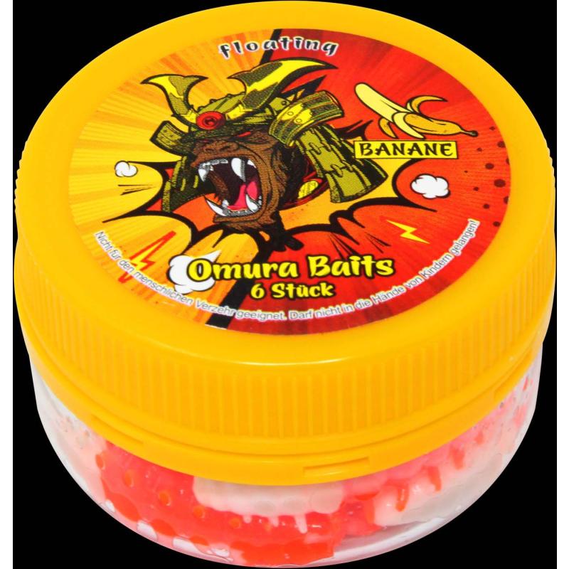 Omura Baits Omura Baits Okto Banane 4,0cm neon orange-wei&szlig; UV