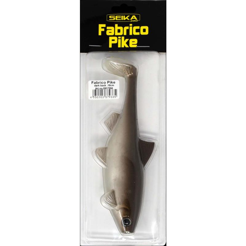 Seika Pro Gummifisch Fabrico Pike 18cm Dark Back