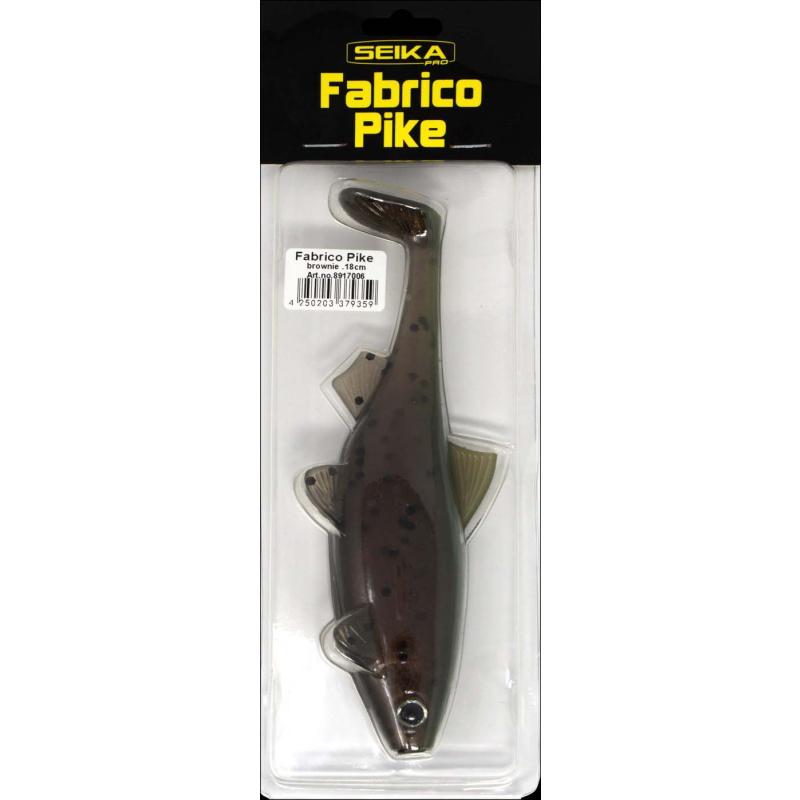 Seika Pro Gummifisch Fabrico Pike 18cm Brownie