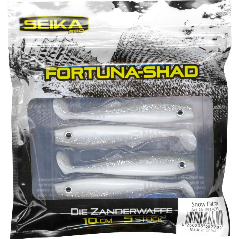 Seika Pro Gummifisch Fortuna Shad 10 cm Snow Patrol