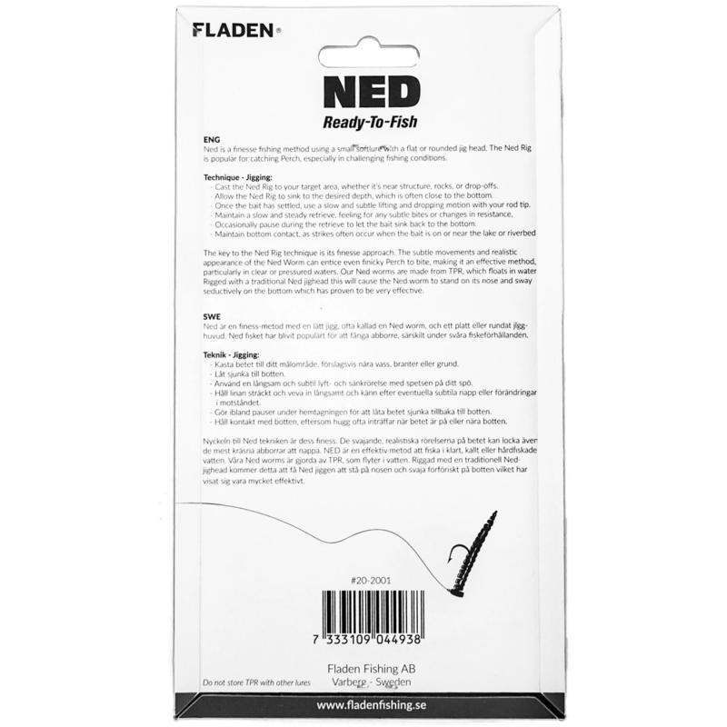 Fladen NED ready to 8 heads 8 worms
