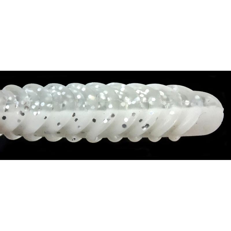 JENZI Doppelschwanz-Twister White/Transp.