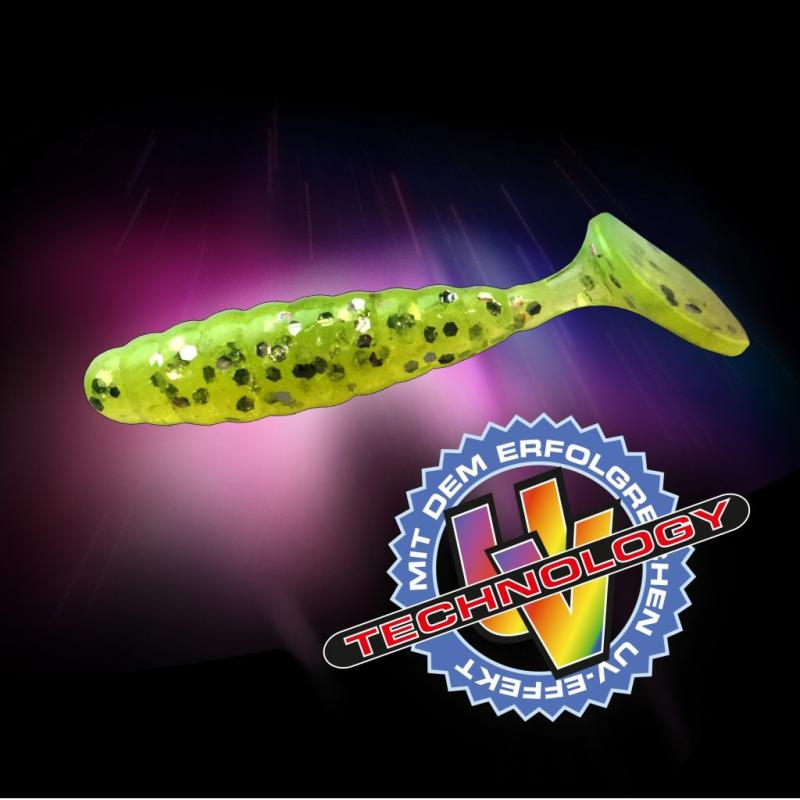 DEGA Sassy Twister w.button Green glitter