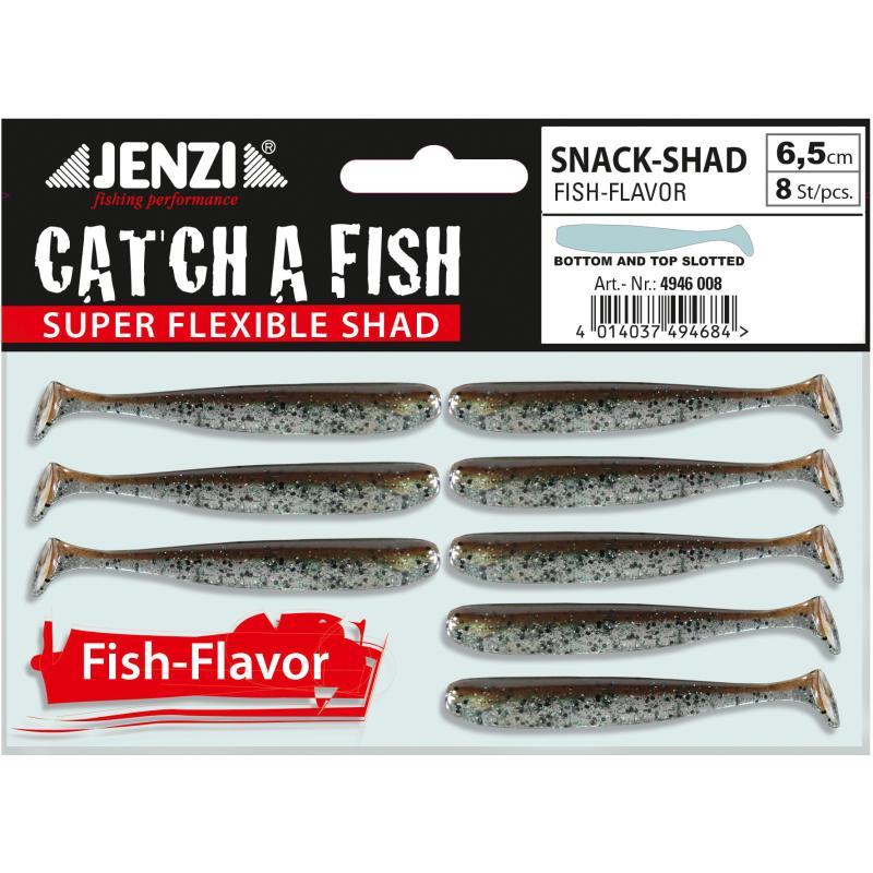 Snack-Shad Flav. 8/SB 6,5cm C8