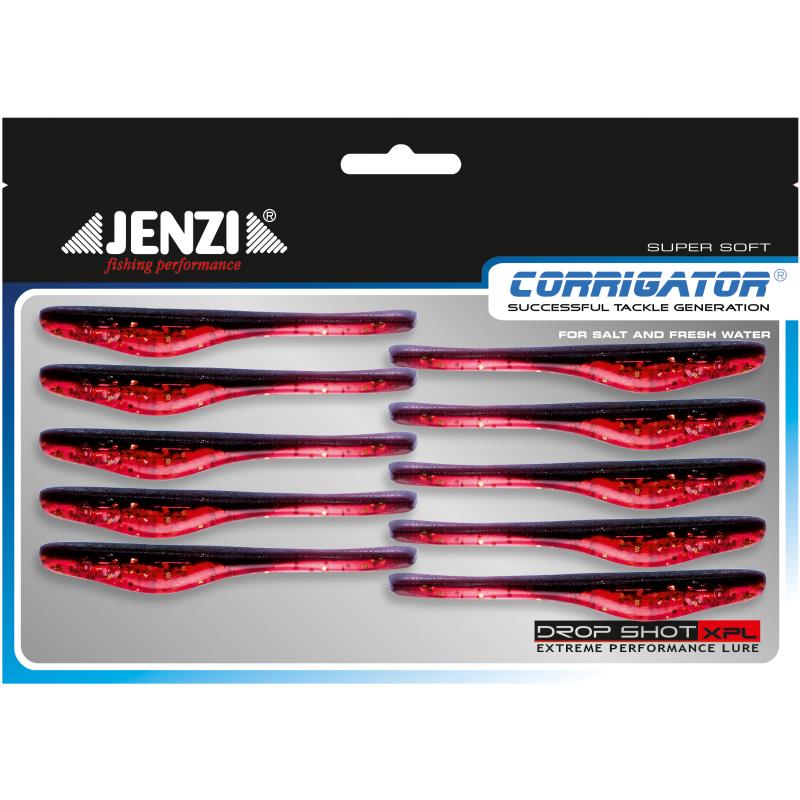 Drop Shot Texas Wriggler Farbe G 7,5 cm