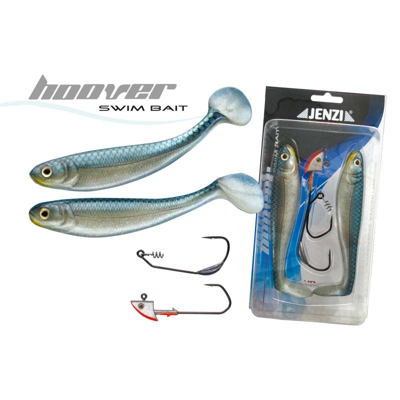 Jenzi Hoover Swim Bait Set Farbe Blue-Shiner 13,5 cm