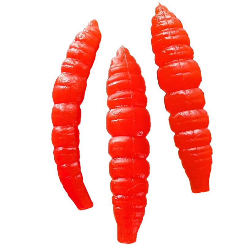 Jenzi Bienenmaden-Imitat, 3 cm, Rot, Fish-Fl