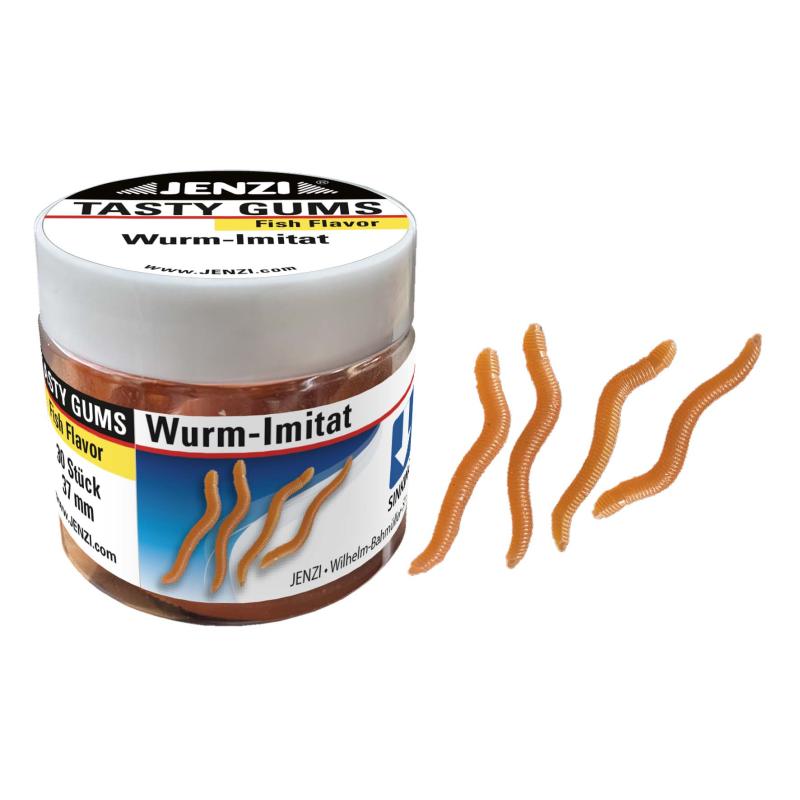 Produktbild Jenzi Wurm-Imitat, 3,7 cm, Braun, Fish-Fl