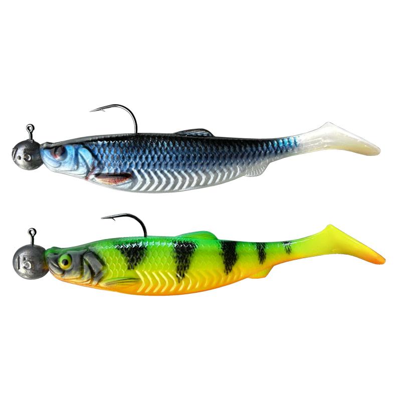 Jenzi Gum.FishSet 2St 12cm 7,5+15gBlue FirTig