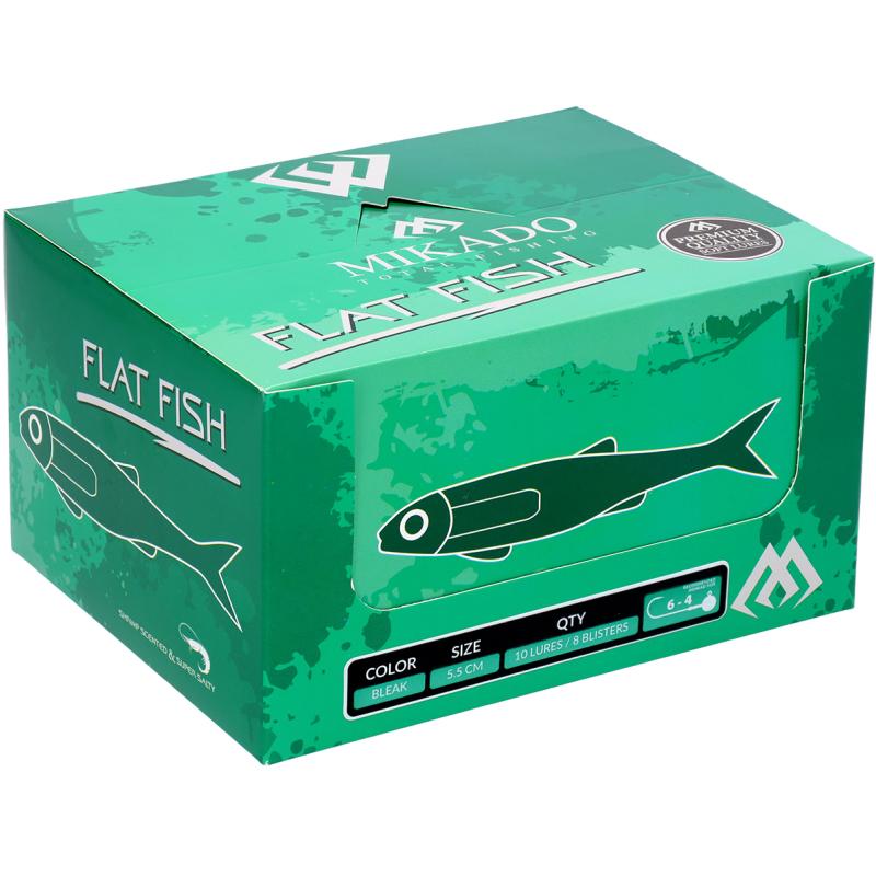 Mikado Flat Fish 5.5cm/Perch - 10 Stck.