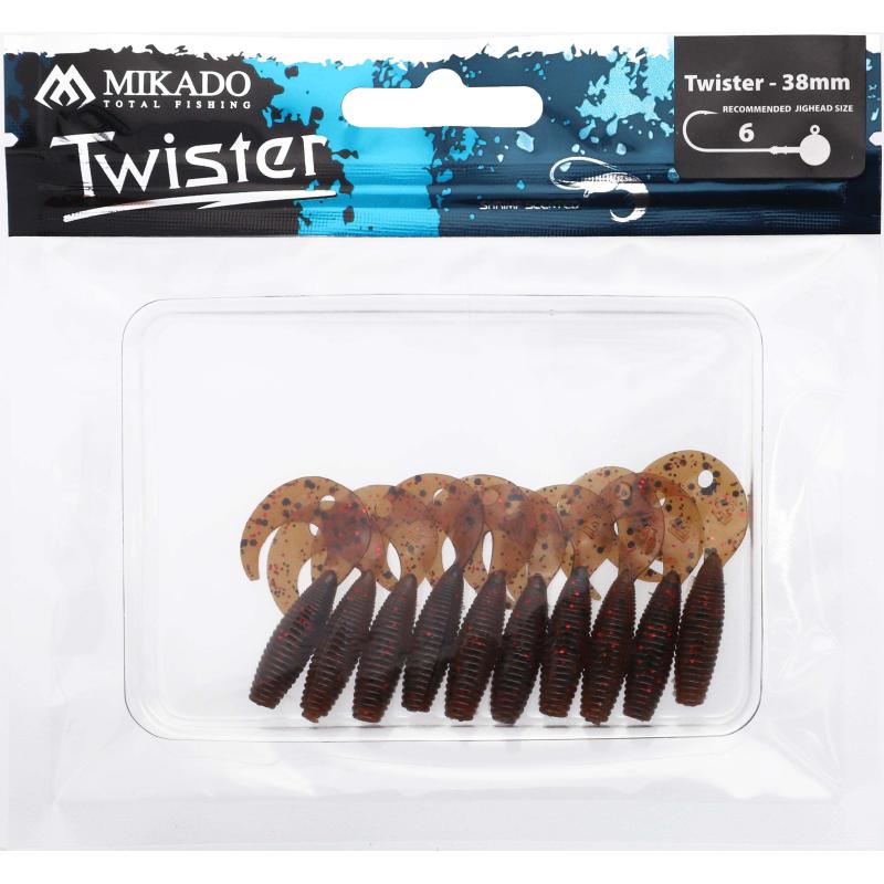 Mikado Twister 38mm/ Brown Pumpkin .