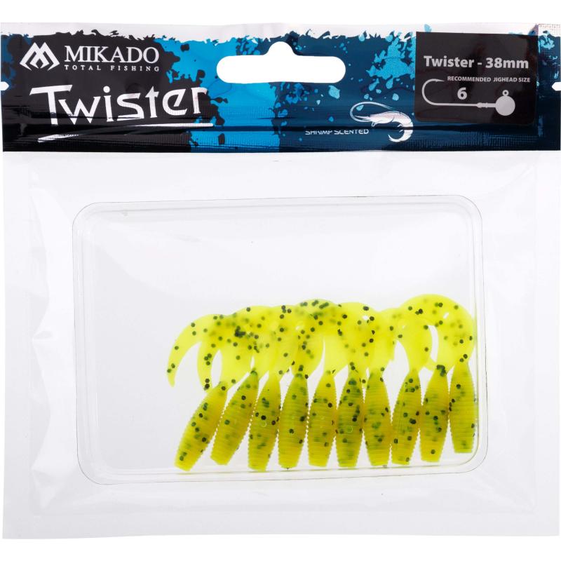 Mikado Twister 38mm/ Chartreuse Pepper .