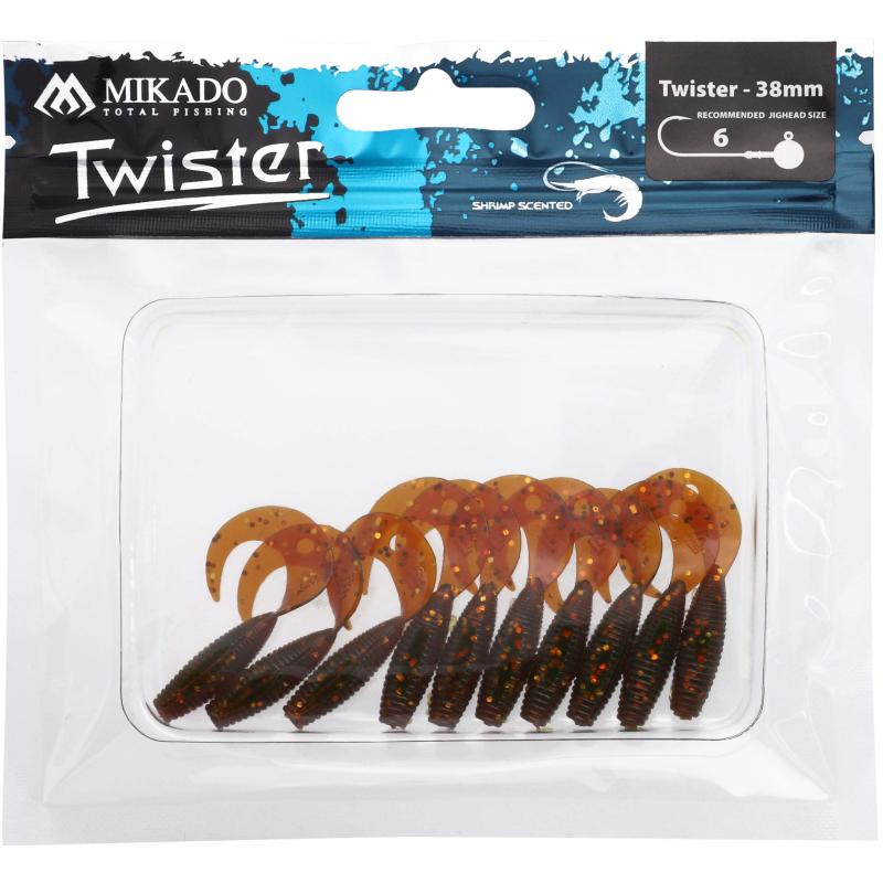Mikado Twister 38mm/ Motoroil Gold .