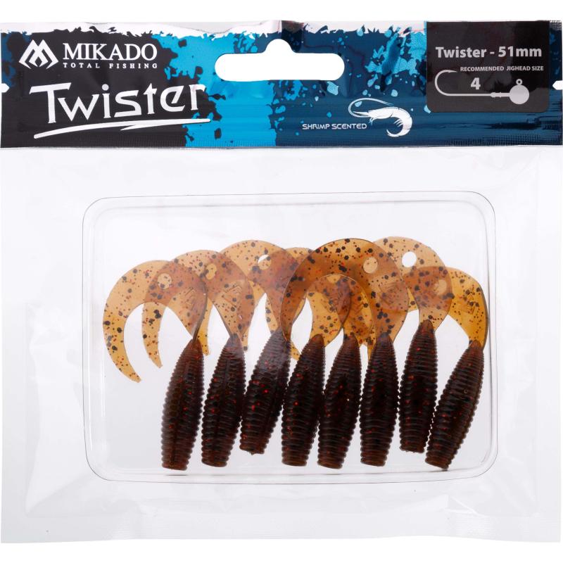 Mikado Twister 51mm/ Brown Pumpkin .