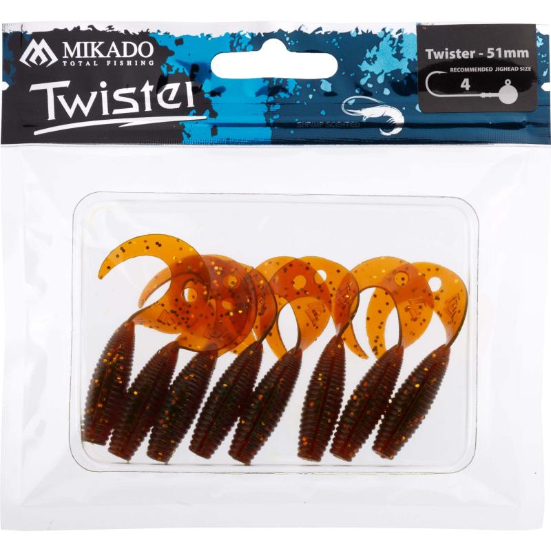 Mikado Twister 51mm/ Motoroil Gold .