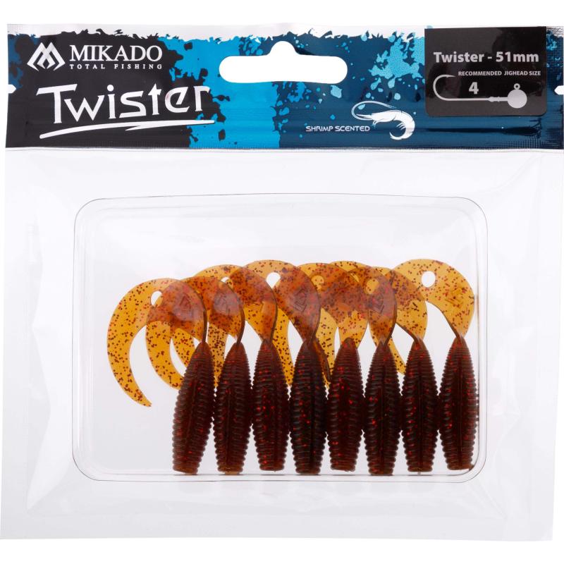 Mikado Twister 51mm/ Motoroil Red .