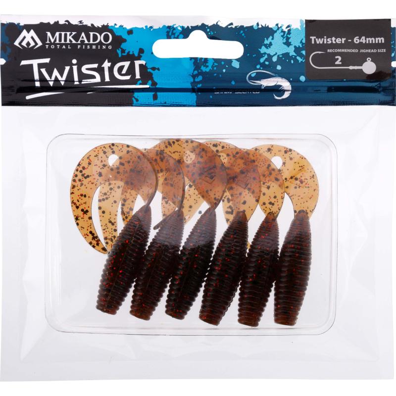 Mikado Twister 64mm/ Brown Pumpkin .