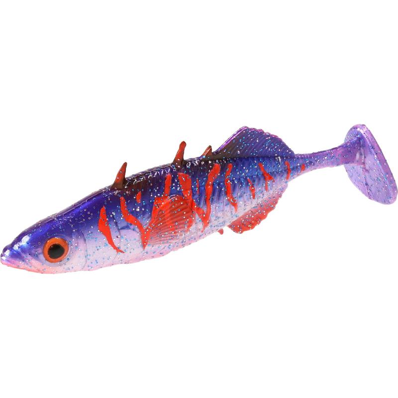 Mikado K&ouml;der - Real Fish Stickleback 5cm / Bloody Violet - 5 Stck.
