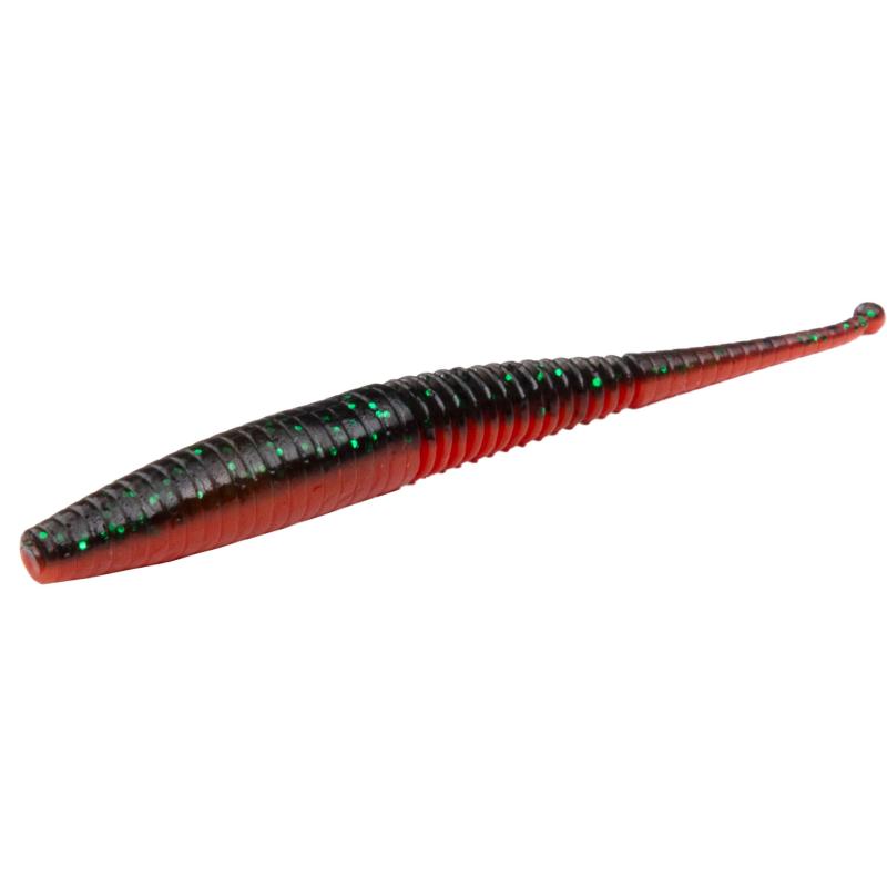 Mikado K&ouml;der M-Craft Wiggly Worm 50mm / Red Black 10 Stck.
