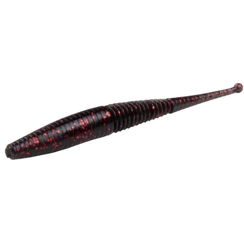 Mikado K&ouml;der M-Craft Wiggly Worm 75mm / Motoroil Fire 8 Stck.
