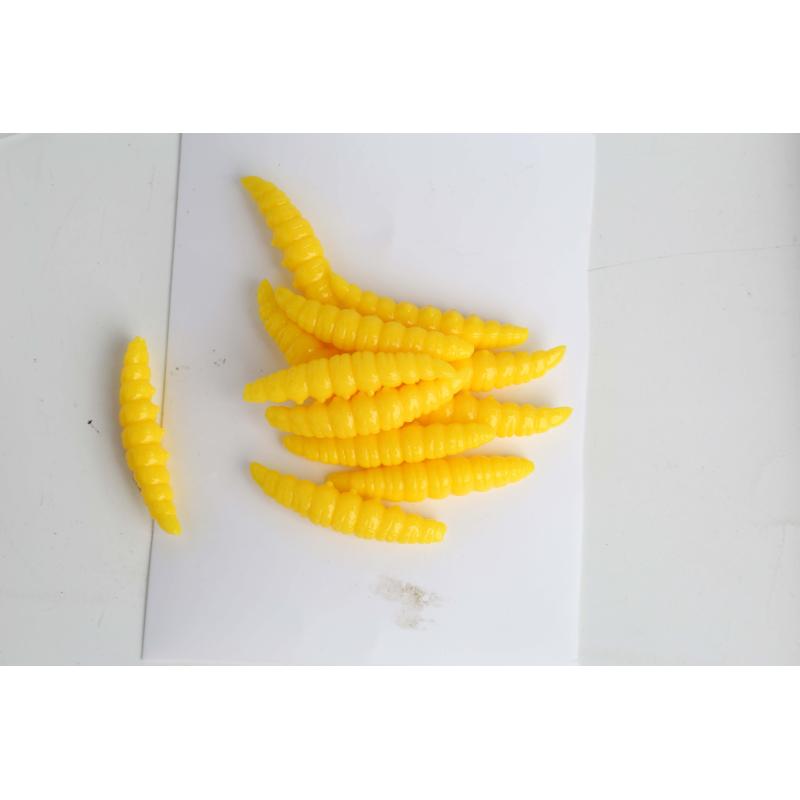 Paladin Auftriebsk&ouml;der Bienenmade Big 12 St&uuml;ck 4 cm gelb Aroma: K&auml;se