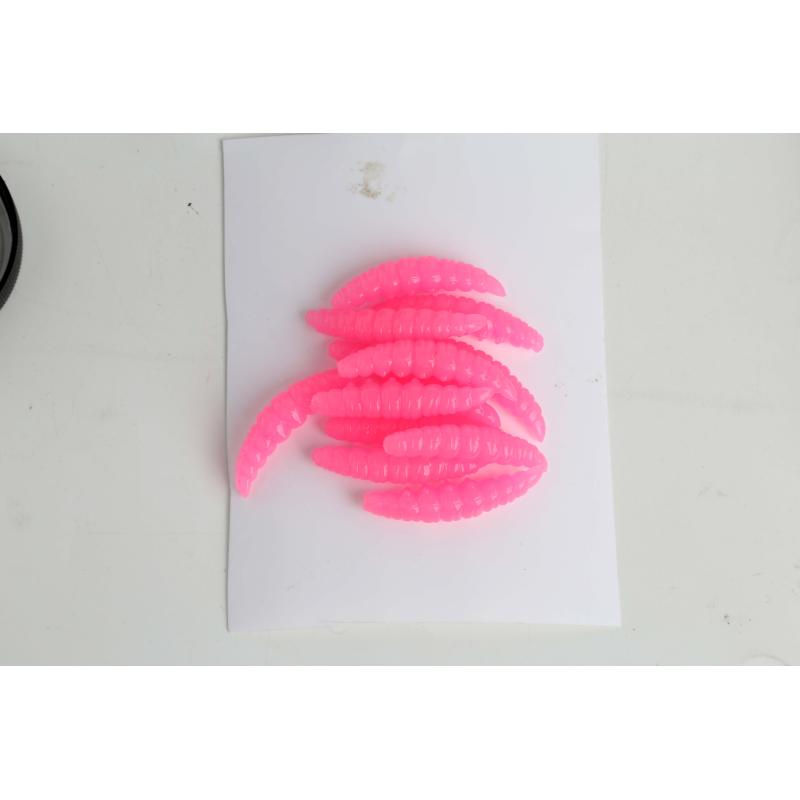 Paladin Auftriebsk&ouml;der Bienenmade Big 12 St&uuml;ck 4 cm pink Aroma: K&auml;se