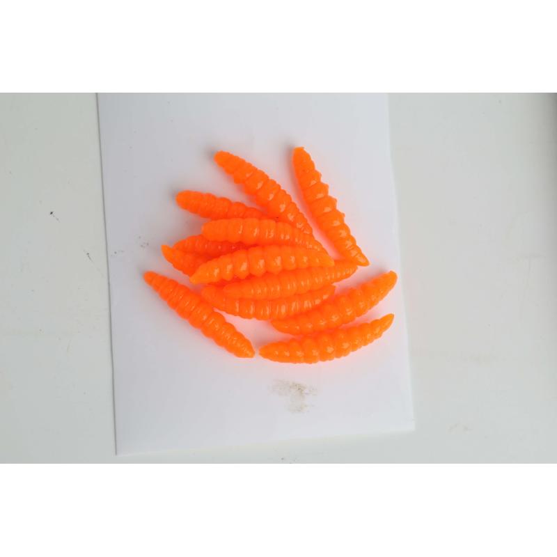 Paladin Auftriebsk&ouml;der Tauwurm 10 St&uuml;ck 6,5 cm orange Aroma: K&auml;se