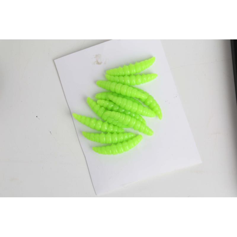 Paladin Auftriebsk&ouml;der Tauwurm 10 St&uuml;ck 6,5 cm chatreuse Aroma: K&auml;se