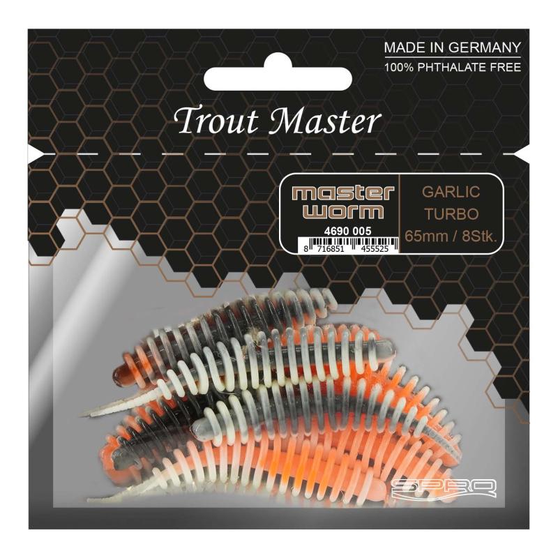 Spro Master Worm 65mm 8Pcs Turbo