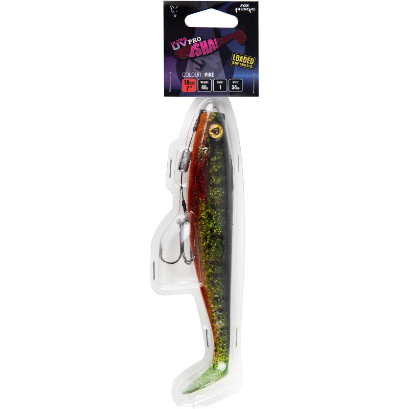 FOX RAGE Pro Shad Loaded 18cm/7" UV Pike