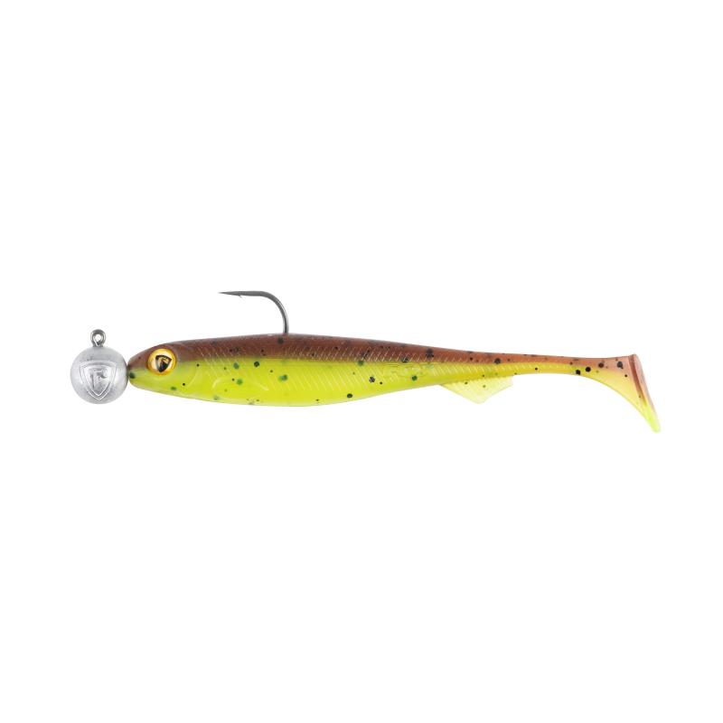 FOX RAGE Slick Shad 9cm x4 Mixed UV Colour Pack LOADED 7g 2/0 head