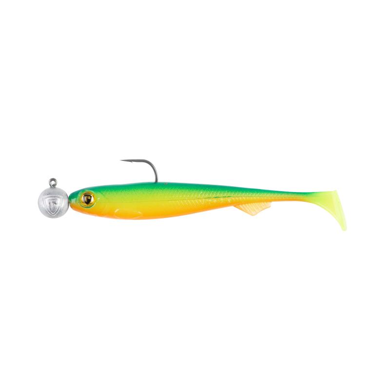 FOX RAGE Slick Shad 7cm x4 Mixed UV Colour Pack LOADED 5g 1/0 head