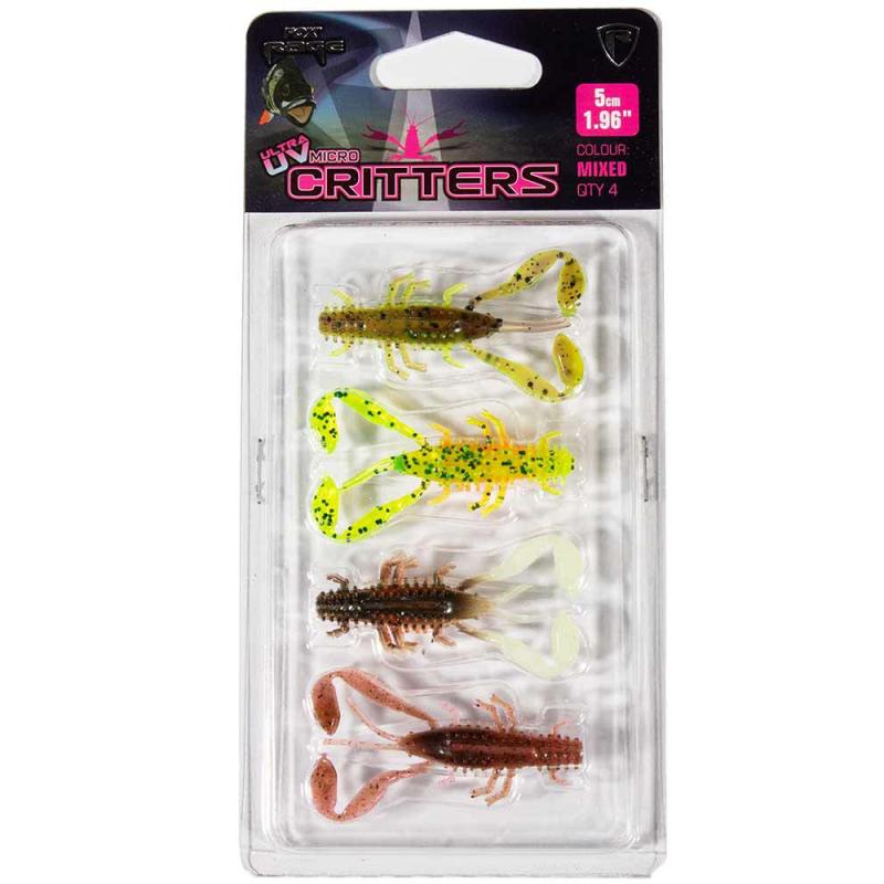 Fox Rage UV Micro Critter 5cm x 4pcs
