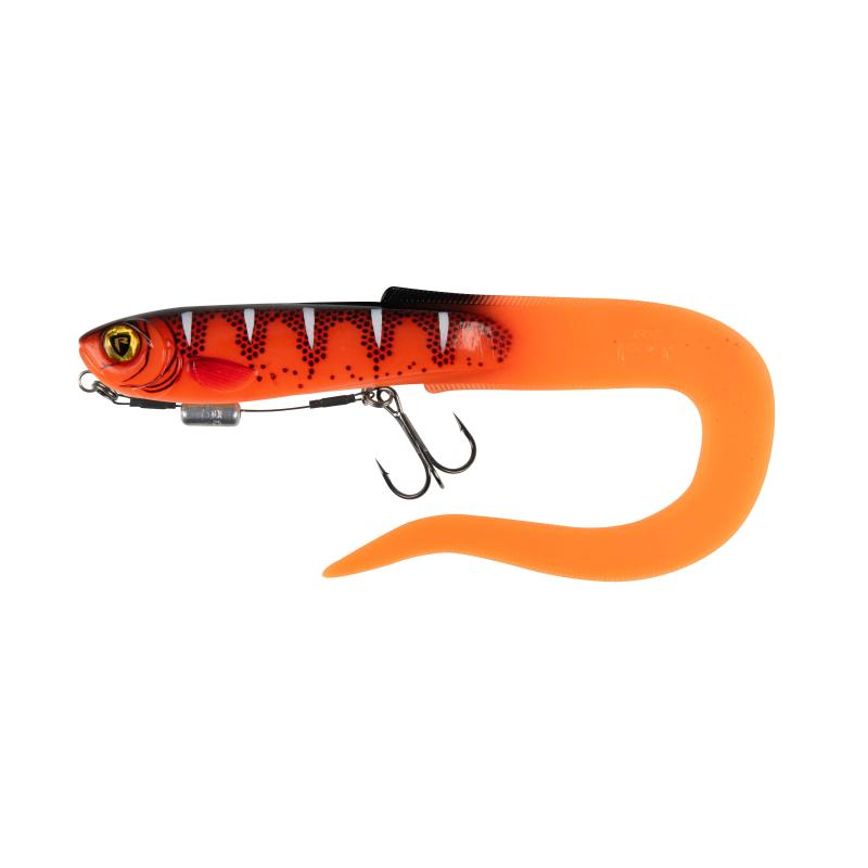 Produktbild Fox Rage Slick Eel LOADED 35cm/13.8" Size 2/0 - UV Red Wake